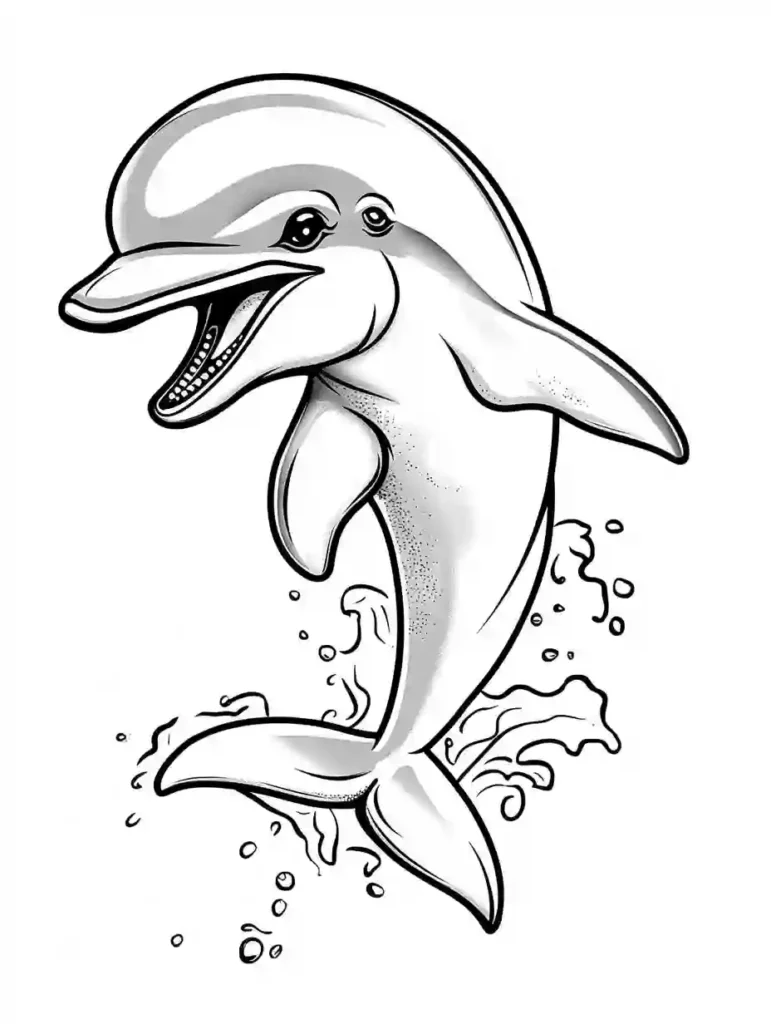 Read more about the article Dolphin Coloring Pages 