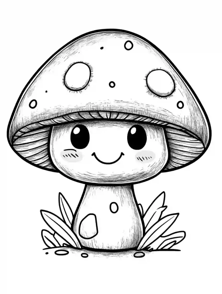 Read more about the article Mushroom Coloring Pages