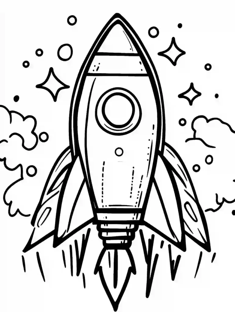 Read more about the article Spaceship Coloring Pages