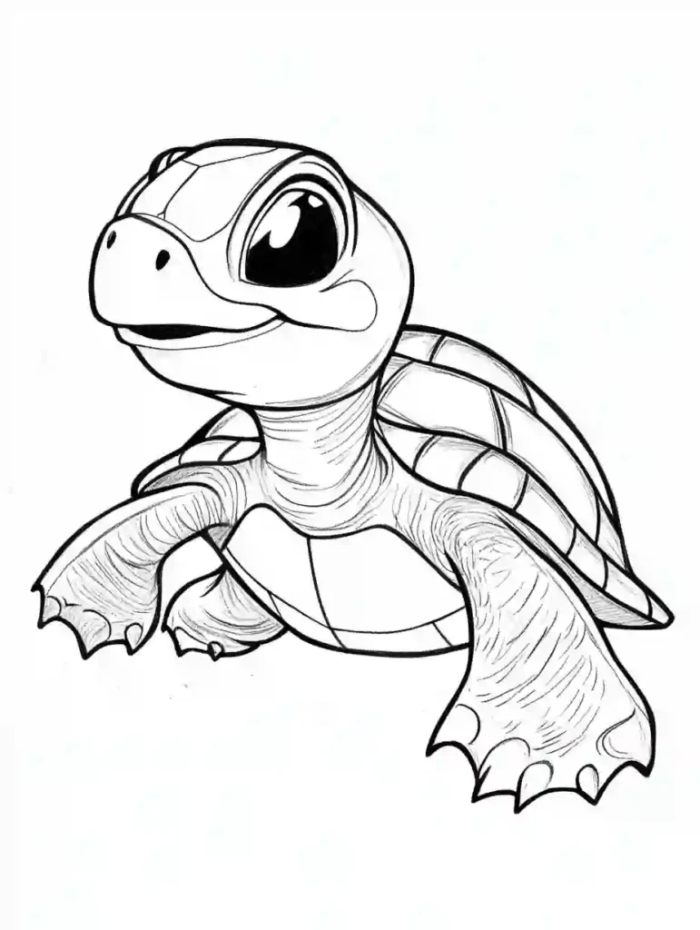 Read more about the article Turtle Coloring Pages