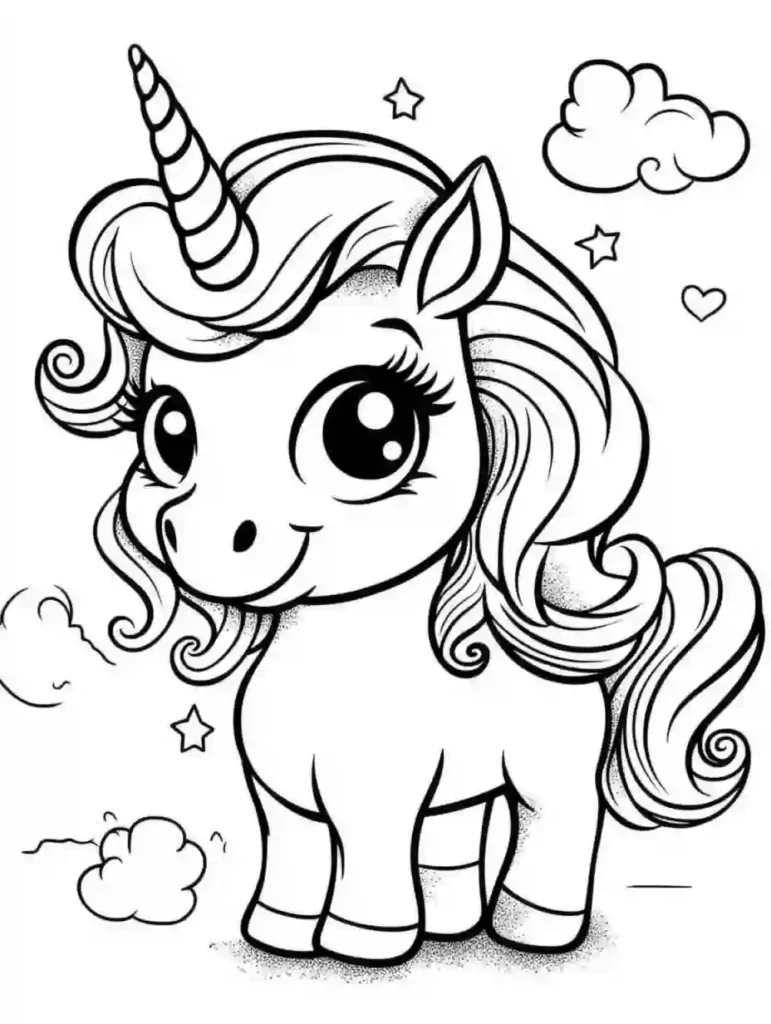 Read more about the article Unicorn Coloring Pages